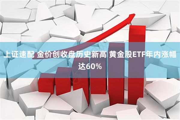 上证速配 金价创收盘历史新高 黄金股ETF年内涨幅达60%