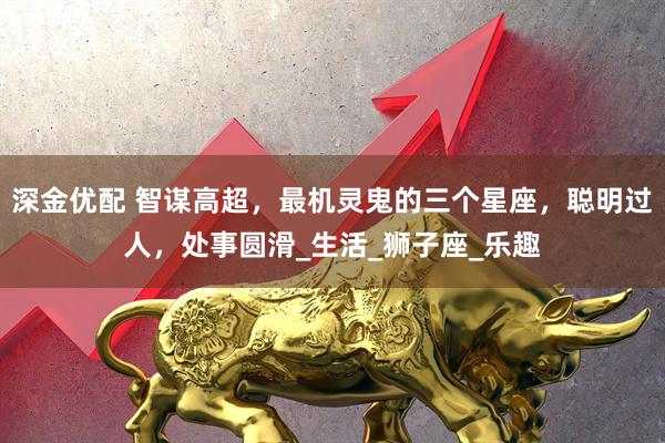 深金优配 智谋高超，最机灵鬼的三个星座，聪明过人，处事圆滑_生活_狮子座_乐趣